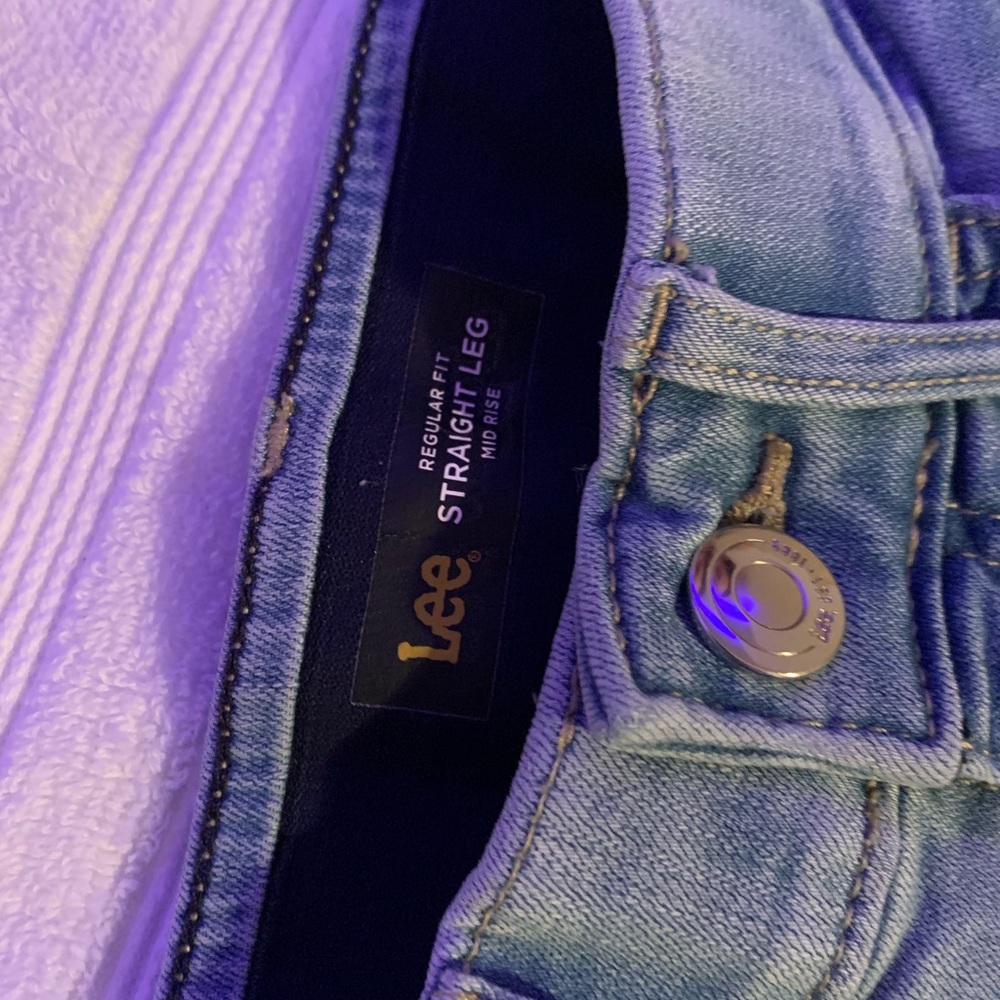 womens Lee light blue jeans
